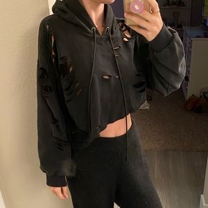 LF emma and sam distressed hoodie 🌸